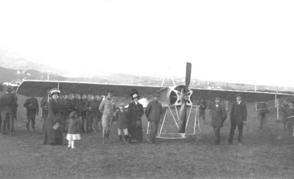 Merćep-Rusjanovo letalo na zagrebškem letališču
