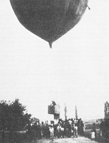 Dr. Maks Samec v balonu